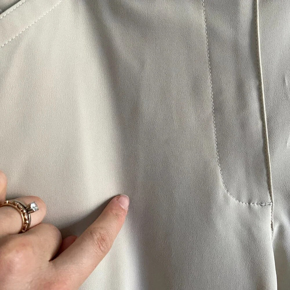 Nike Beige Fit Dry Straight Leg Golf Pants 31”  Size 10/M - Picture 5 of 12